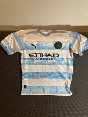 #ad PUMA Manchester City 93:20 Anniversary Soccer Futbol Jersey Size Medium $8.00