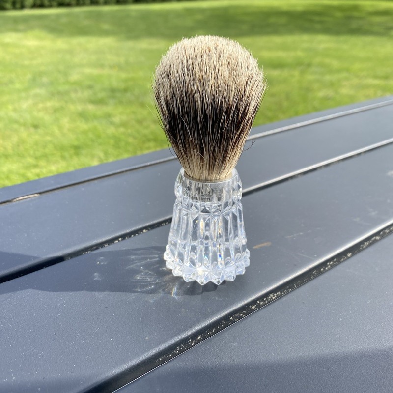 Vintage Waterford Crystal Men’s Shaving Brush EUC 4.5”