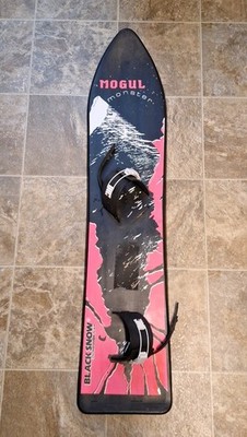 SLM Black Snow Mogul Monster 125 Snow Board Snowboard Vintage Snowboard Fs