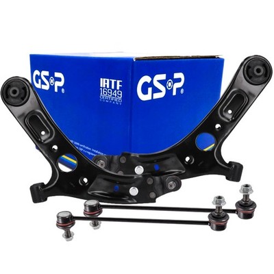 2x GSP Querlenker + Koppelstange Satz Vorne für HYUNDAI i30 GD KIA CEED JD