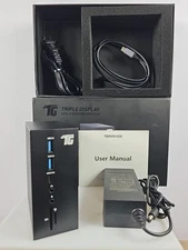 Tiergrade USB C Docking Station Dual Monitor for Windows/macOS, 17 in 1 Triple D