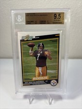 BEN ROETHLISBERGER ROOKIE CARD 2004 SCORE #381 GRADED BGS GEM MINT 9.5 STEELERS