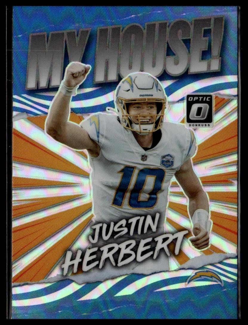 2021 Donruss Optic #MH-13 Justin Herbert My House!