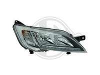 Scheinwerfer Rechts Chrom LED Tagfahrlicht FüR Ducato Ab 2014