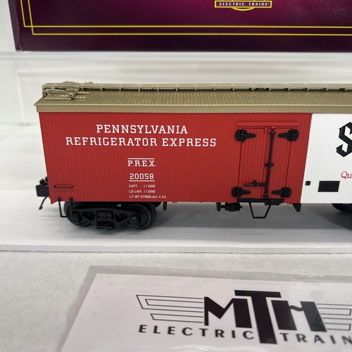 MTH Premier 20-94487 Schmidt’s of Philly 36’ Woodsided Beer Reefer O NEW #20058 - Picture 5 of 15