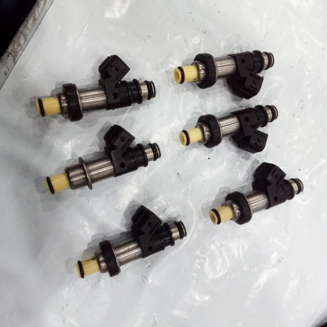 OEM 6 FUEL INJECTORS 06164-P8E-A00 FOR TL CL 3.2L MDX ODYSSEY PILOT 3.5L V6 Foto 3 de 3