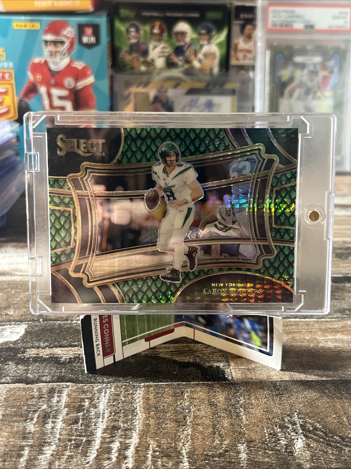 2023 Panini Select Field Level Dragon Scale Prizm /70 Aaron Rodgers #375 1ce5