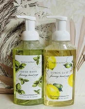 2-Pack Maison De Base ~ Fresh Basil & Lemon Leaf Foaming Hand Soap 16.5 fl oz 