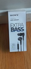 Sony MDR-XB50AP Extra Bass black in-ear Only stereo Headphones Open Box