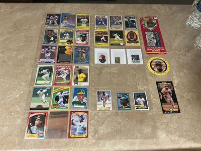 #ad #ad RICKEY HENDERSON : SHARP ALL DIFFERENT ODDBALL LOT PLEASE READ $33.11