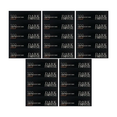 Dark Horse King Size Black Filterhülsen (25 x 200 Stück)