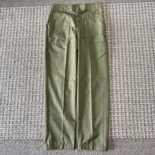 Vintage OG-507 Utility Trousers Mens 34x29 Olive Drab Military USA Pants 70's