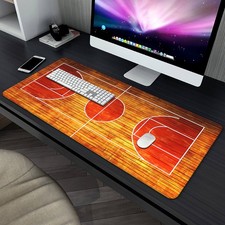 40 90cmBasketball Court Design Gaming Desk Mat Mouse Pad-Realistic -Style Co