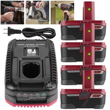 PACK 19.2 Volt For Craftsman C3 DieHard Lithium ion Battery/Charger 11375 11376