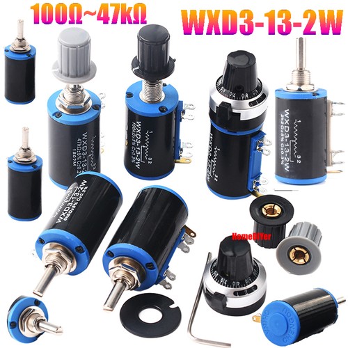 WXD3-13-2W Potentiometer Wirewound Variable Precision Multi-turn Pots 100Ω~47kΩ - Afbeelding 1 van 32