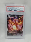 Pokemon TCG FA Charizard VMAX SWSH261 UPC Black Star Holo Promo Card PSA 8