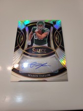 2025 Select Mason Taylor Rookie Signatures Auto #RSI-MTR Jets