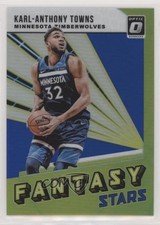 2018 Panini Donruss Optic Fantasy Stars Blue Prizm 49/85 Karl-Anthony Towns 7p8