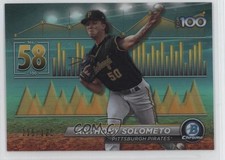 2024 Bowman Scouts Top 100 Aqua Refractor 115/125 Anthony Solometo #BTP-58 15nc