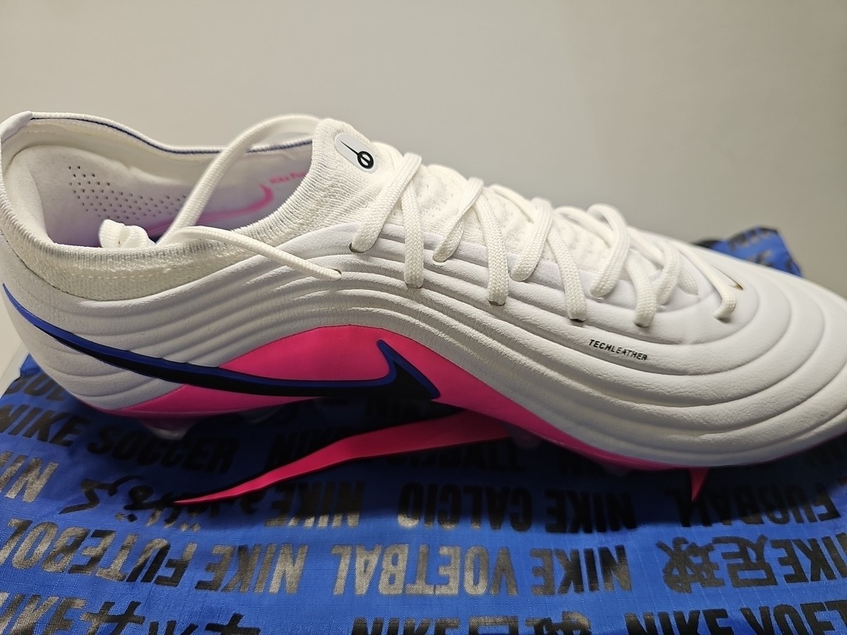 New Nike Tiempo Maestro Elite White Blue Pink Cleats Size 11