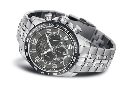 FIREFOX STARSHIP Edelstahl Flieger Chronograph Herrenuhr FFS230 titangrau 10 ATM
