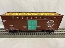 Ready Made Trains O Scale Woodchip Car Atlantic Coat Line - RMT86469