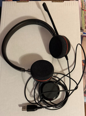 Jabra Evolve 20 Stereo Headset - Black GSA4999-823-109 BRAND NEW