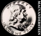 1963 Franklin Half Dollar - Choice Gem Proof  Lustrous  No Reserve  #J9796