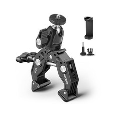 NEEWER Super Clamp ST87 with Ball Head Cold Shoe for Camera, Phone, Action Cam