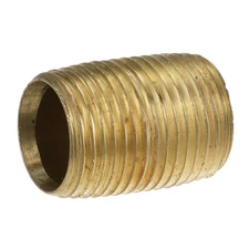 BRASS  NIPPLE;1/2" X CLOSE