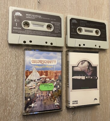 2x Grobschnitt Merry - Go - Round + Symphony MC Kassette  Krautrock Kraftwerk