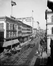 Main Street Richmond Virginia 1905 8.5" x 11" REPRINT Photo Streetcars - Trolley