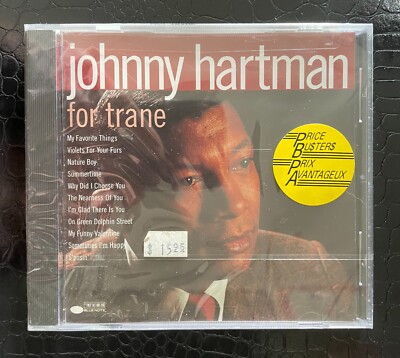 JOHNNY HARTMAN For Trane 1995 Blue Note Baritone Sax Jazz Album NEW Cut-Out CD