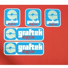 Exxon Graftek  full set of decals vintage