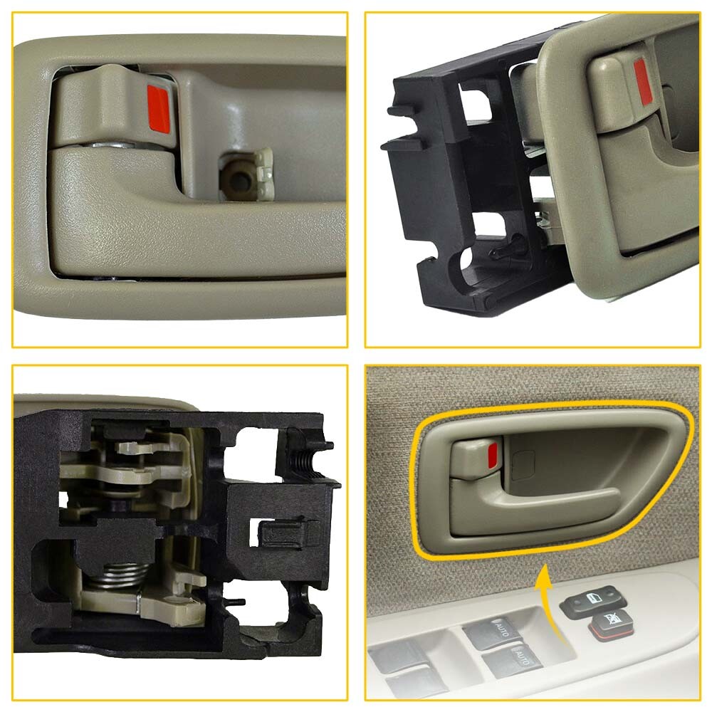 Inside Driver Side Left Door w Handle Bezel For TOYOTA SEQUOIA