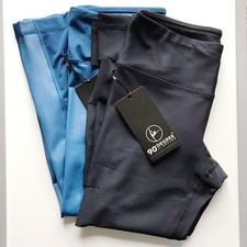 TWO PAIRS 90 Degree By Reflex Prove Them Wrong Athletic Leggings Size Medium NEW