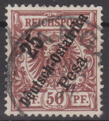 === Dt. East Africa Cologne Mi. 10 Stamped Kat.