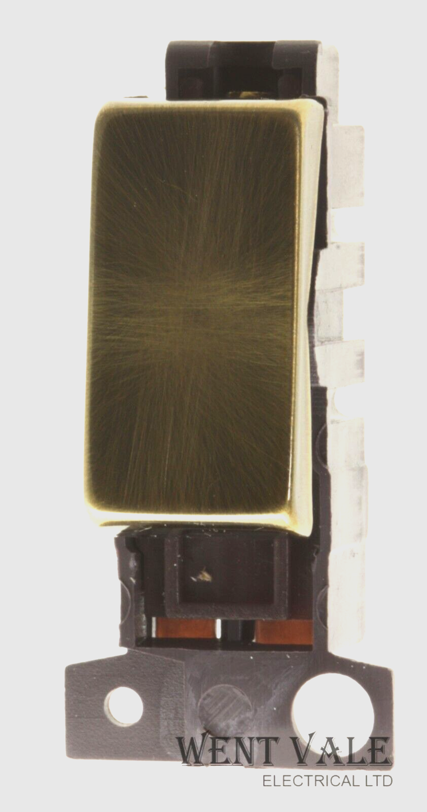 Click Mini-Grid - MD002AB - 10a 2w Mini Grid Sw Module Victorian Antique Brass