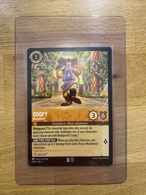Disney Lorcana Goofy Musketeer Gamescom 2023 Promo (English