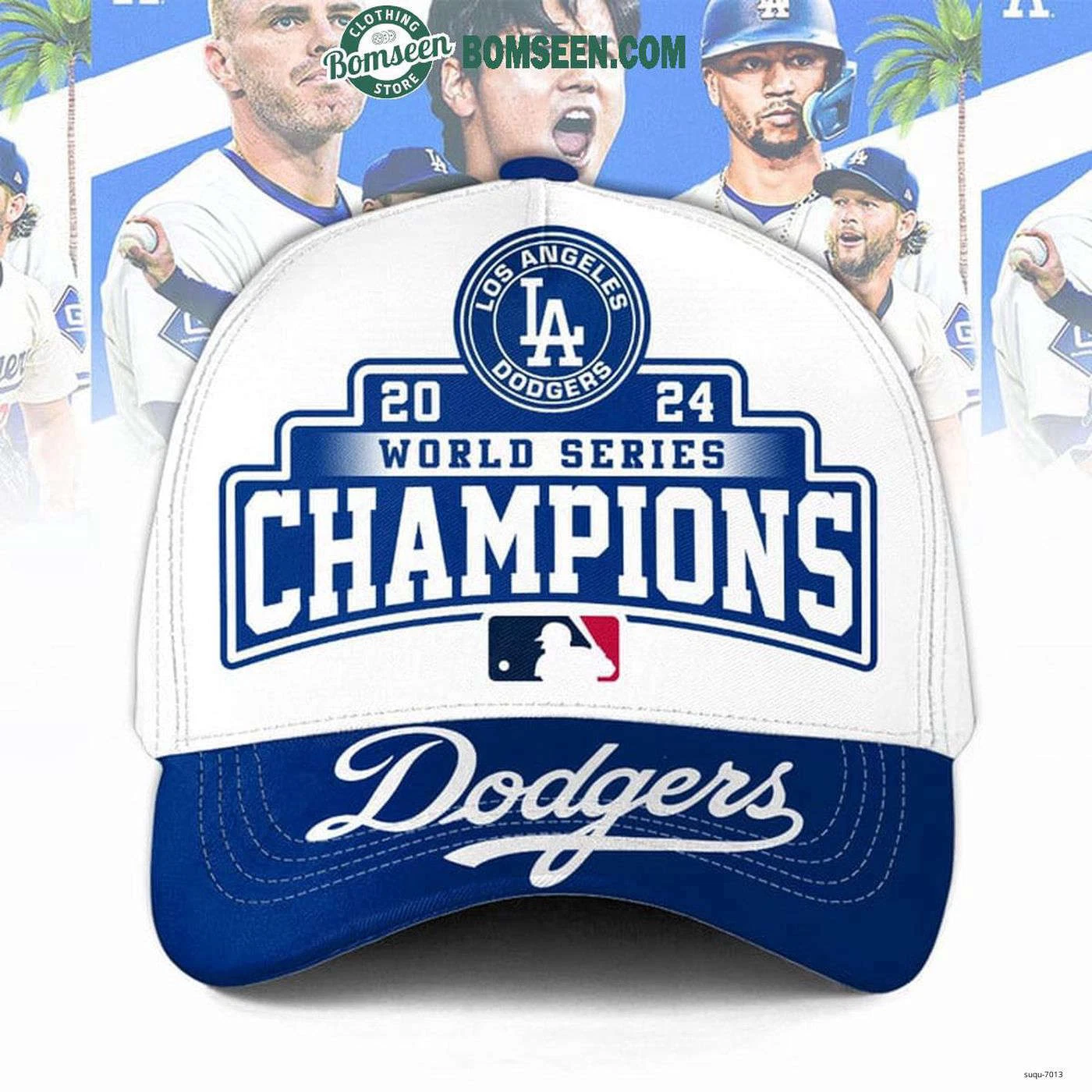 LA Dodgers 2024 Champions World Series Cap, Christmas Gift For Baseball Lover