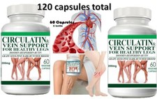Naturals CIRCULATIN Vari Fresh Varicose Veins 120 Caplets Made in the USA legg s