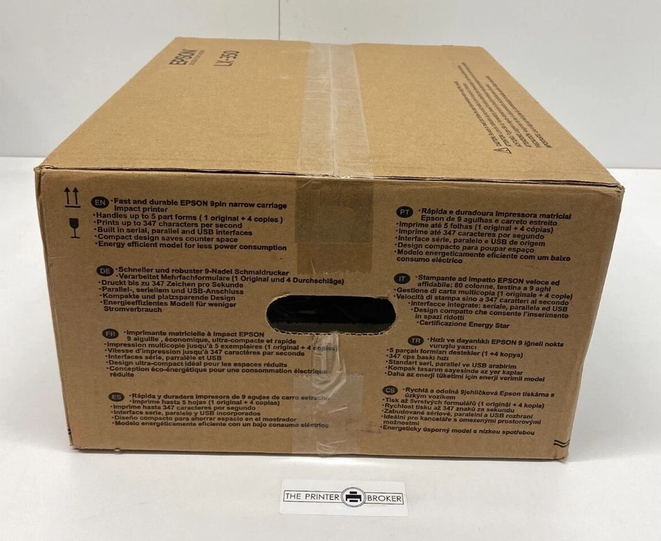 Epson LX-350 A4 Mono Dot Matrix Printer C11CC24032 - Image 4 of 4