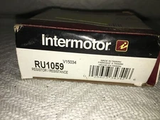 Blower Motor Resistor  with 4 wire Direct Fit Ru1059 Intermotor New in Box