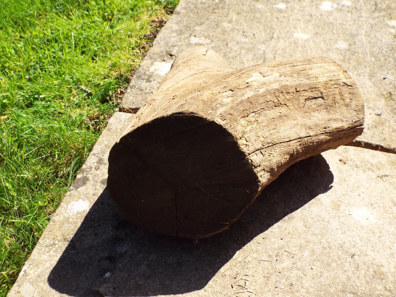 wooden garden ornaments used log solid oak Stunning Motivation