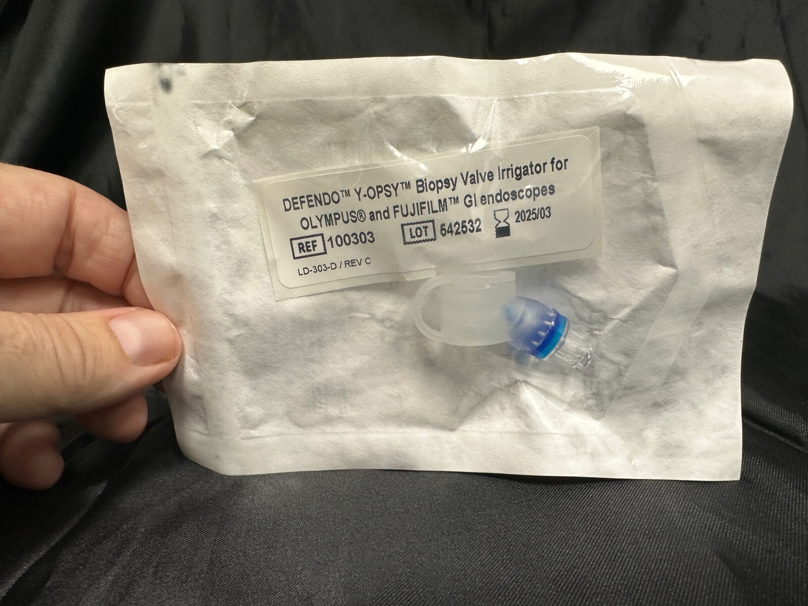 Medivators 100303 Defendo YOPSY Biopsy Irrigator Valve, W/ There's No