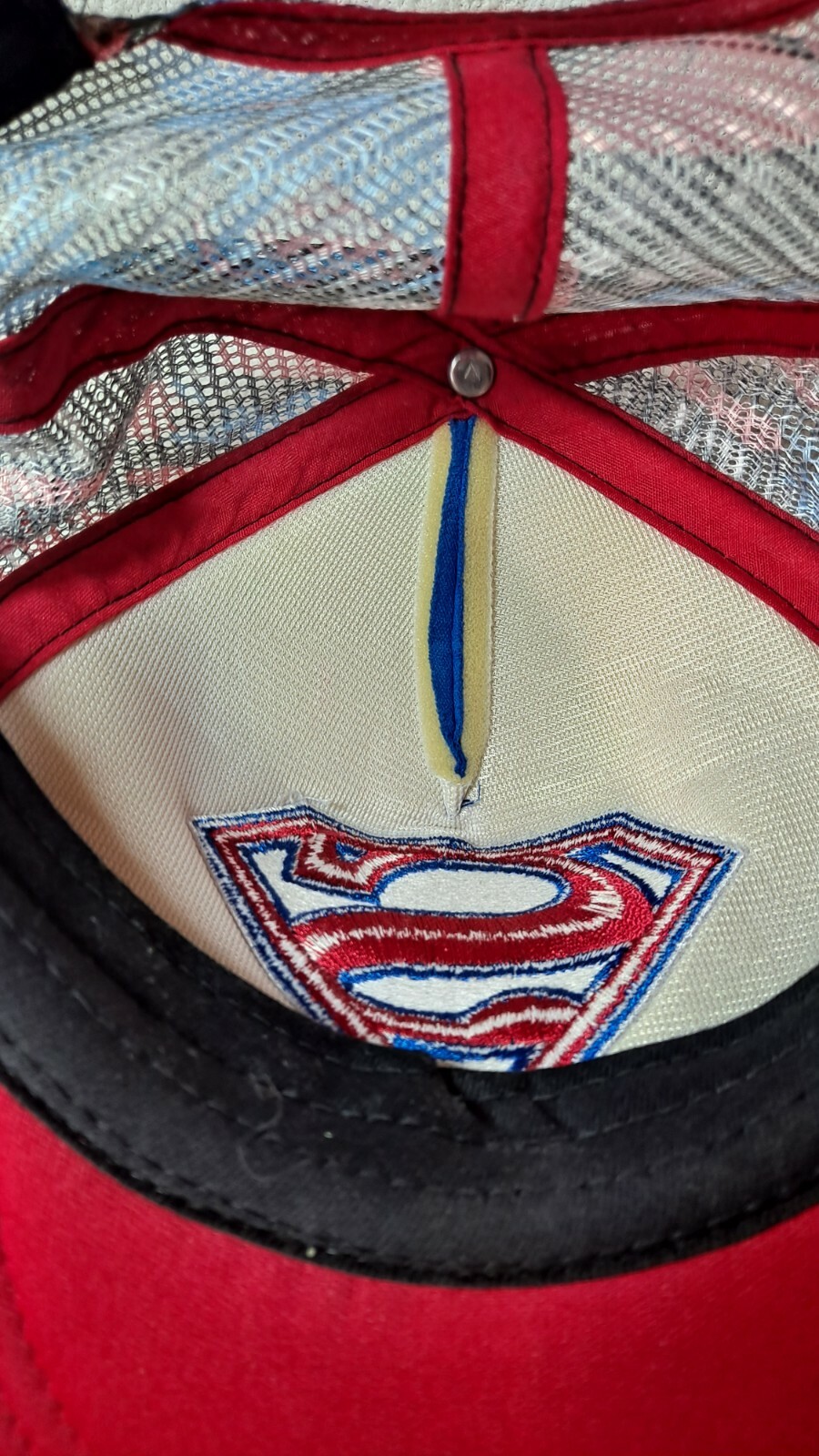 Superman Hat Dc Comics Snapback Baseball cap Mesh… - image 3