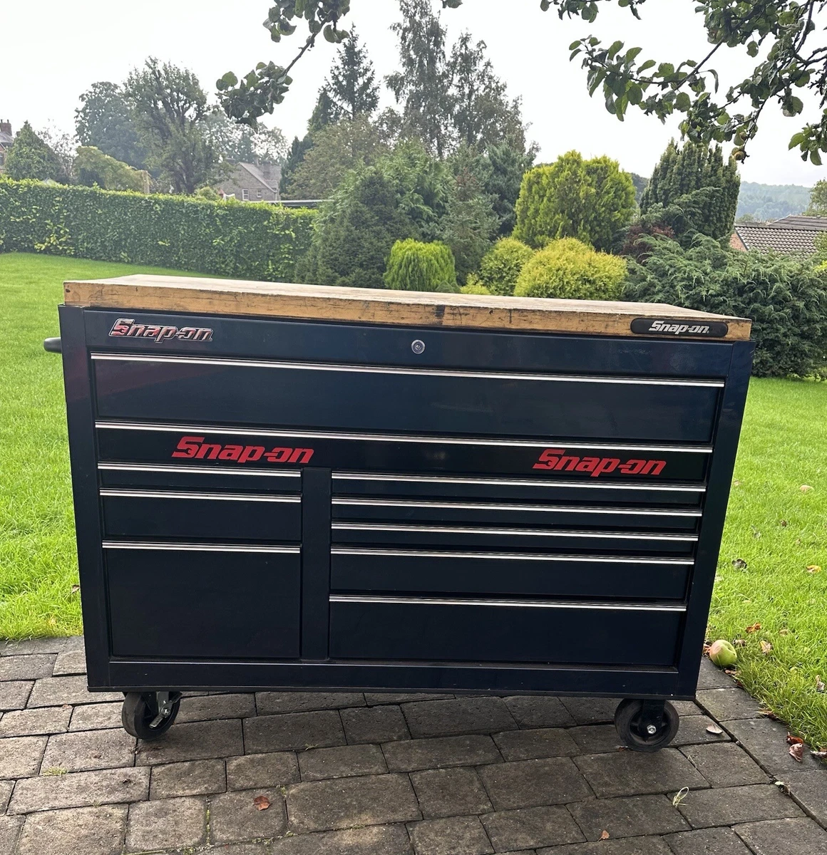 Snap On Tool Box 55 Snap On Roll Cab KRA Purple Wooden Top Butchers Block