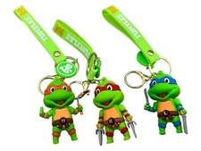 Teenage Mutant Ninja Turtles Keychains Set Of 3 backpack hangers