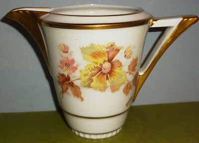 VHTF c1930 LIMOGES, FRANCE - PAUL PASTAUD- LARGE CREAM PITCHER  - Artist RAMS