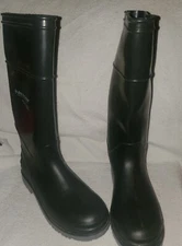 Dunlop New Steel Toe Knee Rubber Boots Men's Size 6 Women's Size 8 Made in USA